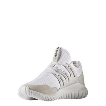 New Men&#039;s ADIDAS Originals Tubular Radial Primeknit - S76714 - White Crystal NMD