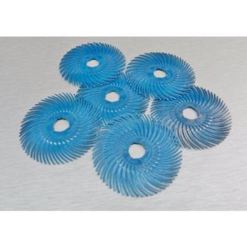 3M RADIAL BRISTLE DISC 2&#034; BLUE 400 GRIT 6 PLY FINISHING BRUSH MOUNTED on HUB