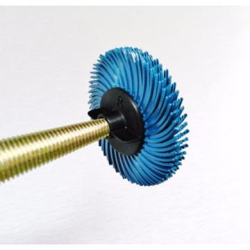 3M RADIAL BRISTLE DISC 2&#034; BLUE 400 GRIT 6 PLY FINISHING BRUSH MOUNTED on HUB