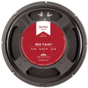 Eminence Red Coat Red Fang 10 inch Lead Rhythm Guitar Speaker 8 ohm 50 Watt RMS