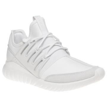 New Mens adidas White Tubular Radial Neoprene Trainers Running Style Lace Up