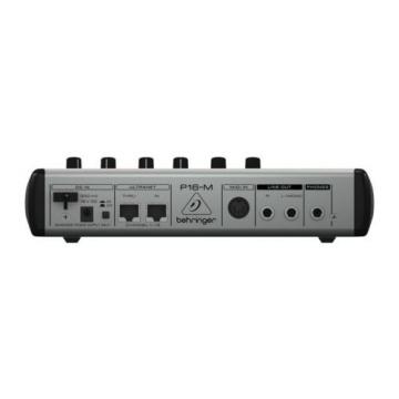 Behringer POWERPLAY P16-M 16-Channel Digital Personal Mixer P16M -Belfield Music