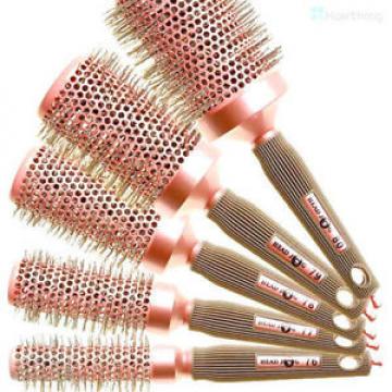 Head Jog Ceramic Radial Heat Retaining Hair Brush - PINK 76, 77, 78, 79 &amp; 80