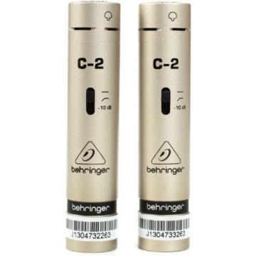 New Behringer Pair C-2 Condenser Microphones Buy it Now! Make Offer! Auth Dealer