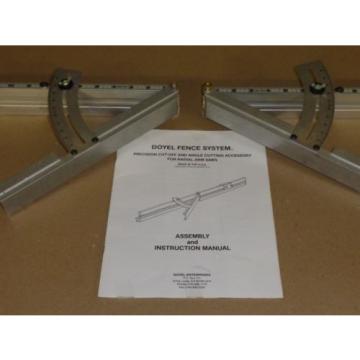 DOYEL FENCE SYSTEM, DE-100, CUT-OFF &amp; ANGLE CUTTING ACCESSORY FOR RADIAL ARM SAW