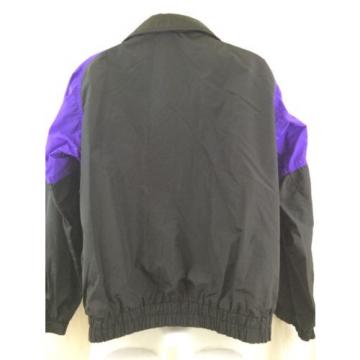 COLUMBIA Mens Black Purple POWDER KEG Nylon Radial Sleeve JACKET Size M