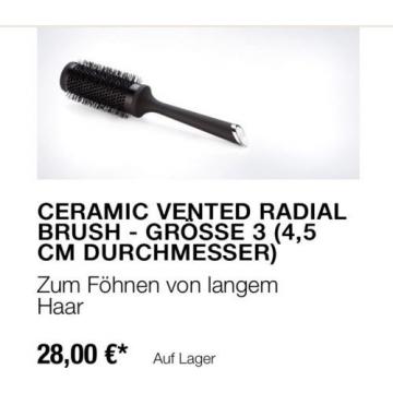 ghd Ceramic Vented Radial Brush runde Bürste Gr.3 NP 28€