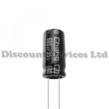 5x 680uF 35V Radial Electrolytic Capacitor 105C