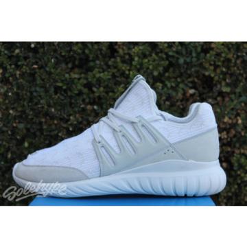 ADIDAS TUBULAR RADIAL PRIMEKNIT SZ 11.5 VINTAGE RUNNING WHITE PK S76714