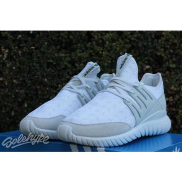 ADIDAS TUBULAR RADIAL PRIMEKNIT SZ 11 VINTAGE RUNNING WHITE PK S76714