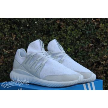 ADIDAS TUBULAR RADIAL PRIMEKNIT SZ 11.5 VINTAGE RUNNING WHITE PK S76714