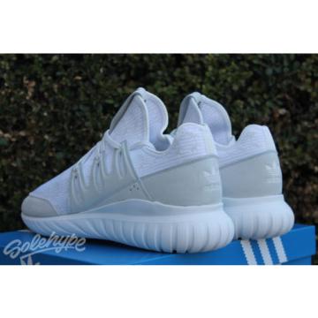 ADIDAS TUBULAR RADIAL PRIMEKNIT SZ 8.5 VINTAGE RUNNING WHITE PK S76714