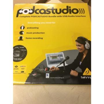 Behringer PODCASTUDIO USB Podcast Studio - Xenyx 502 mac music production