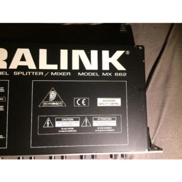 Behringer Ultralink Model MX 662