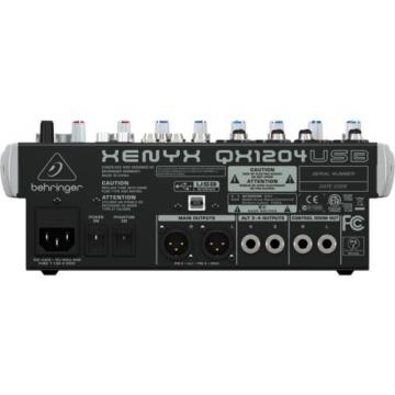 Behringer Xenyx QX1204USB USB Audio Interface Mixer NEW l USA Authorized Dealer