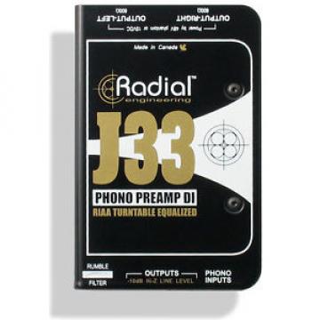 Radial Engineering J33 Phono Turntable Direct Box