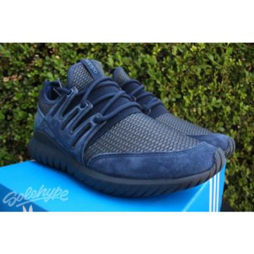 ADIDAS ORIGINALS TUBULAR RADIAL SZ 11.5 COLLEGIATE NAVY MARINE BLACK S76722