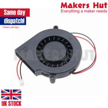 75mm x 30mm Radial Blower Fan – 7530 – 12V DC – 2 Pin – Cooling Hotend