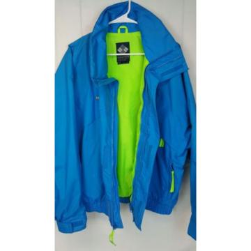 Columbia Radial Sleeve Mens Blue Jacket Coat Large