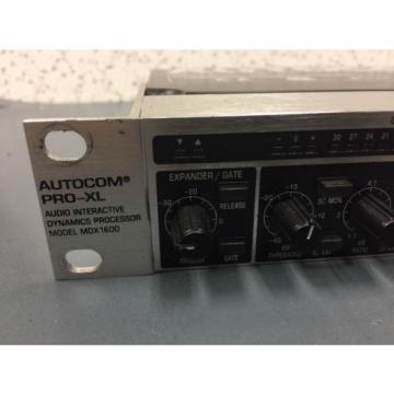 Behringer MDX1600 AUTOCOM PRO-XL | Two Channel Compressor/Limiter