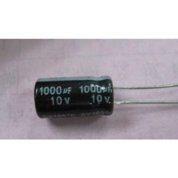 (10pcs) 10v 1000uf Electrolytic Capacitors - Radial Mount