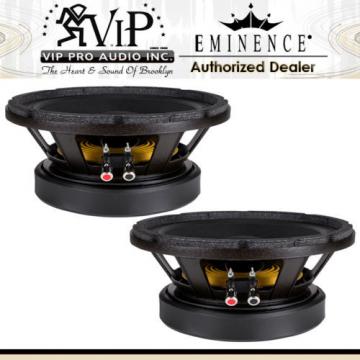 Eminence Delta Pro 10MR-8 A 10&#034; 400W Cast Frame Midrange 4 PRO &amp; Car Audio *PAIR