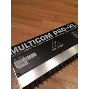 Behringer MULTICOM PRO-XL : MDX4600 4-Ch Expander/Gate/Compressor/Peak Limiter