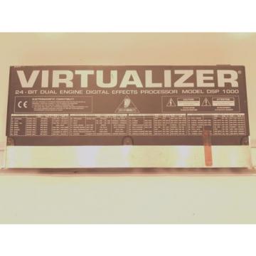 BEHRINGER VIRTUALIZER 24 BIT DUAL ENGINE DIGITAL EFFECTS PROCESSOR