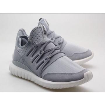 Adidas Originals Tubular Radial Men&#039;s S80112 - Grey Black White - Size 9