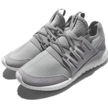 Adidas Originals Tubular Radial Men&#039;s S80112 - Grey Black White - Size 9