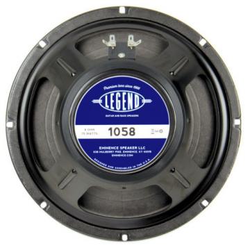 Pair Eminence Legend 1058 10 inch Lead Rhythm Guitar Replacement Speaker 8 ohm