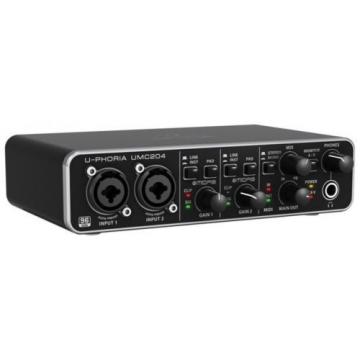 New BEHRINGER UMC204HD 24-Bit/192kHz USB audio interface Japan with Tracking