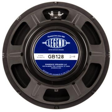 Eminence Legend GB128 12&#034; Guitar Speaker 8ohm 50W RMS101.4dB 1.75&#034;VC Replacement