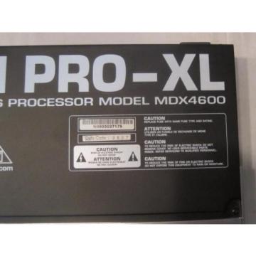 Behringer Multicom Pro-XL Audio Interactive Dynamics Processor - Model: MDX4600