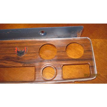 70-81 FIREBIRD TRANS AM WOOD GRAIN DASH BEZEL RADIAL TUNED SUSPENSION