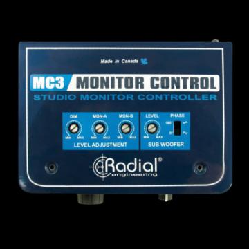 Radial MC3 Passive Monitor Controller with Subwoofer and Headphone Outputs