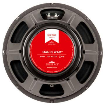 Pair Eminence Man O War 12&#034; Guitar Speaker Red Coat 8ohm 120W 102dB Replacement