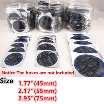 Motorcycle Car 45PCS Cold Patch Radial Tire Repair Round Tubeless Patch S/M/L