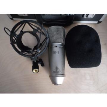 Behringer B-1 Single Diaphragm Studio Condenser Microphone Mic w/Case,Shockmount