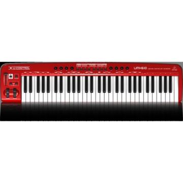 Behringer U-CONTROL UMX610 Controller Keyboard 61 Key USB/MIDI w/Audio Interface