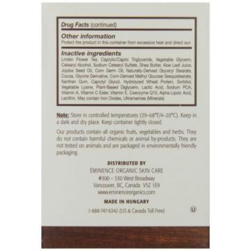 Eminence Cocoa Latte Tinted Moisturizer with Spf 25 Medium To Dark 1.2 oz