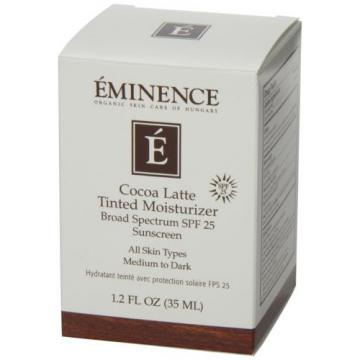 Eminence Cocoa Latte Tinted Moisturizer with Spf 25 Medium To Dark 1.2 oz