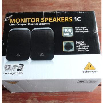 Behringer BEHRINGER 1C-BK  MONITOR SPEAKERS  (Fast Free Shipping)