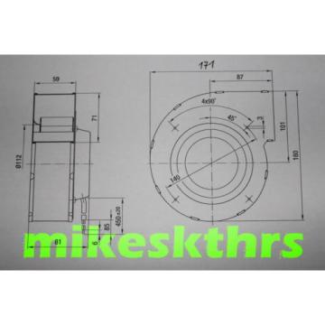 L 89-45*  Radiallüfter Ventilator Lüfter  24V 45W  G1G133-DE19-15 ebm Pabst