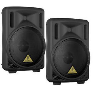 Pair Behringer B208D Active Fullrange 2-Way Powered PA Speaker 200W Amplified