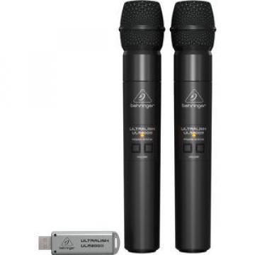 Behringer Ultralink ULM202-USB 2.4 GHz Dual Wireless Microphone System