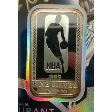 Kevin Durant 2014-15 Panini Eminence 1 Troy Ounce .999 Fine Silver &amp; Auto /10!!!