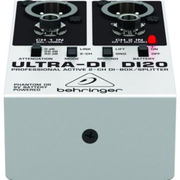 Behringer DI20 Ultra-DI 2 Channel DI Box/Splitter