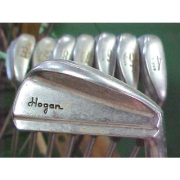 Ben Hogan Radial Sole Forged Tour Blade Golf Clubs Irons Set Apex # 3 Shafts 3-P