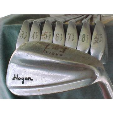 Ben Hogan Radial Sole Forged Tour Blade Golf Clubs Irons Set Apex # 3 Shafts 3-P